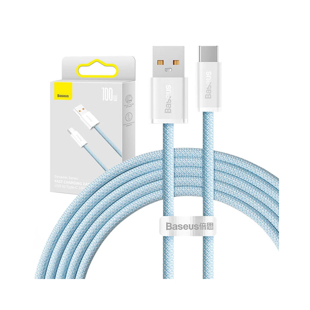 Baseus Dynamic Series USB-USB-C kábel, 100W, 2m (kék)