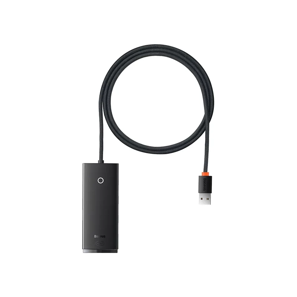 Baseus Lite Series 4 az 1-ben hub, USB - 4x USB 3.0, 1m (fekete)