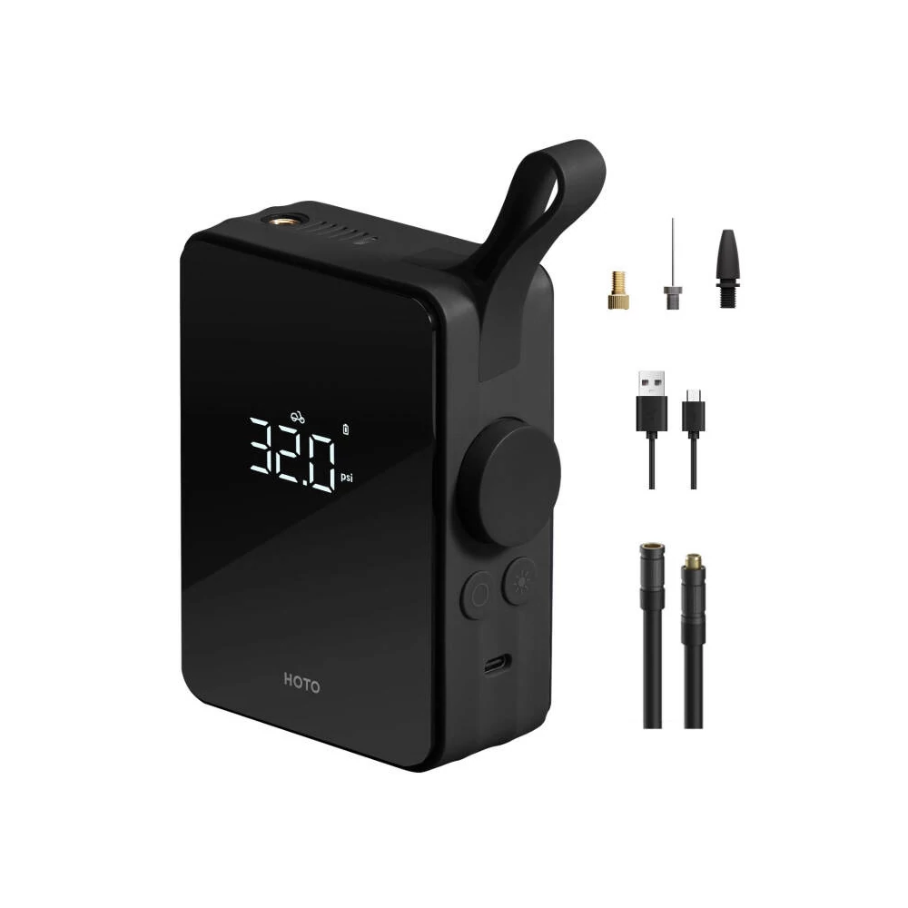 Hordozható elektromos gumifelfújó HOTO QWCQB001, 2500mAh (black)