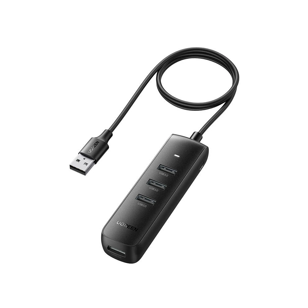 UGREEN CM416 4 az 1-ben  USB 4x USB hub adapter, 0,25m (fekete)