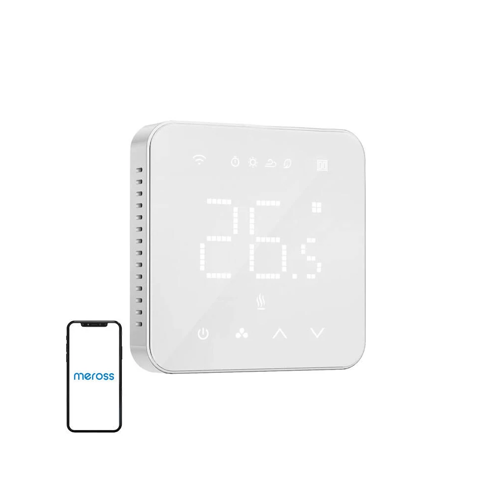 Intelligens WiFi termosztát Meross MTS200BHK(EU) (HomeKit)