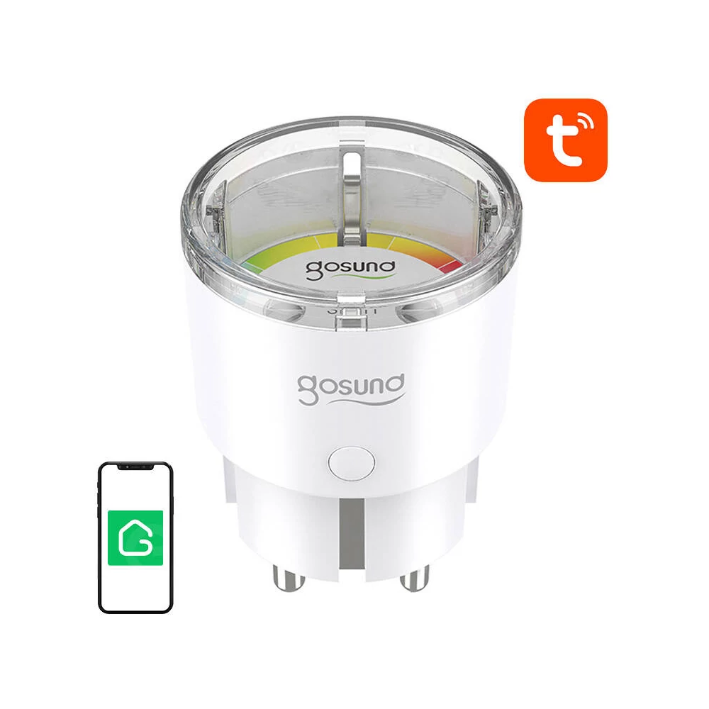 Gosund SP111 WiFi-s okos konnektor, 3680W, 16A, Tuya