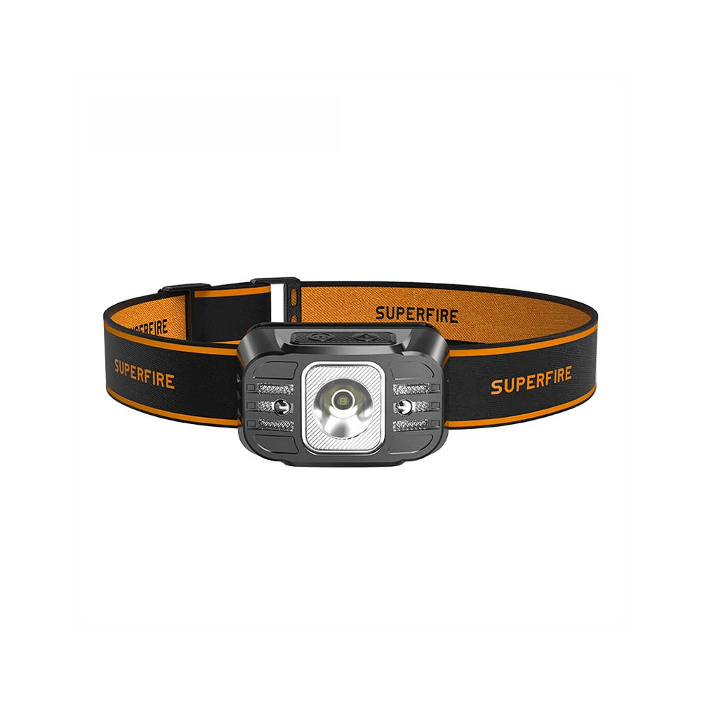 Superfire HL75-X fejlámpa, 220lm, USB