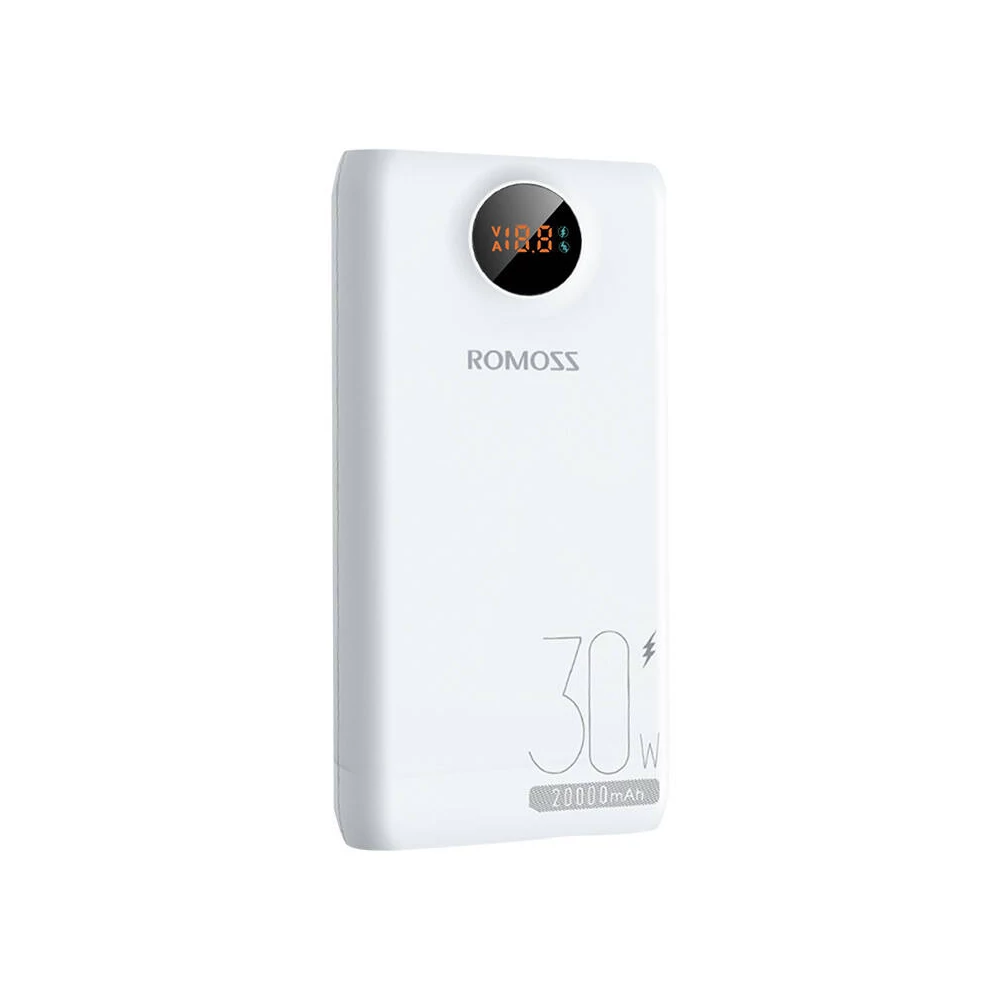 Powerbank Romoss SW20S Pro 20000mAh, 30W (fehér)