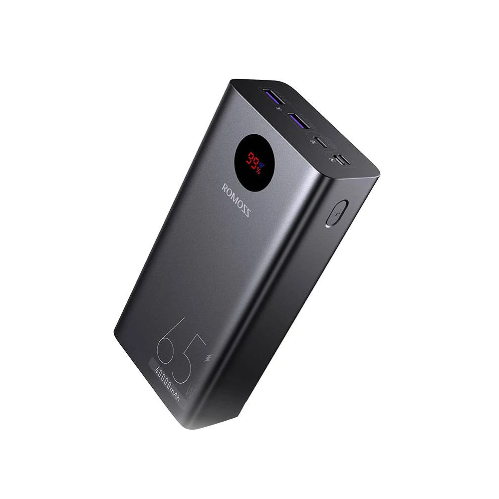 Romoss PEA40 Pro Powerbank,40000mAh, 65W (fekete)