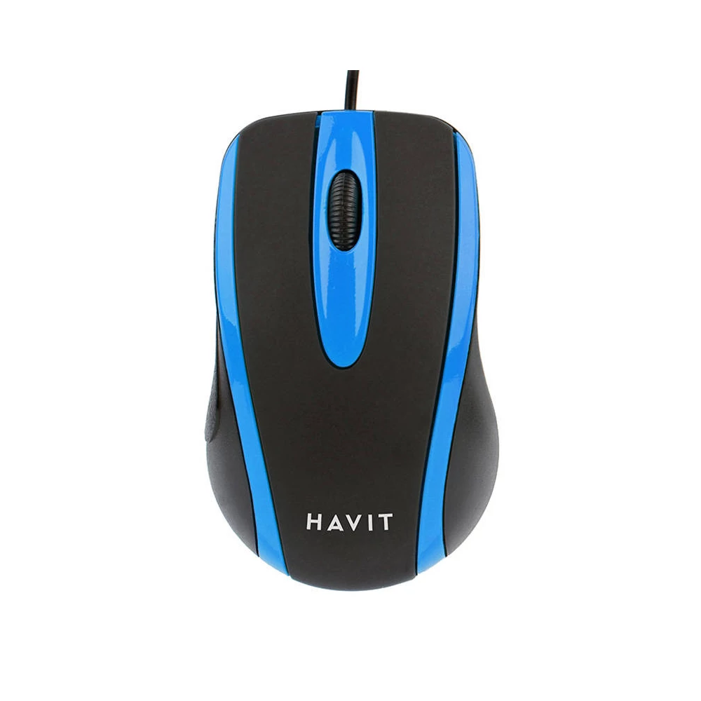 Univerzális egér Havit MS753 (fekete és kék)
