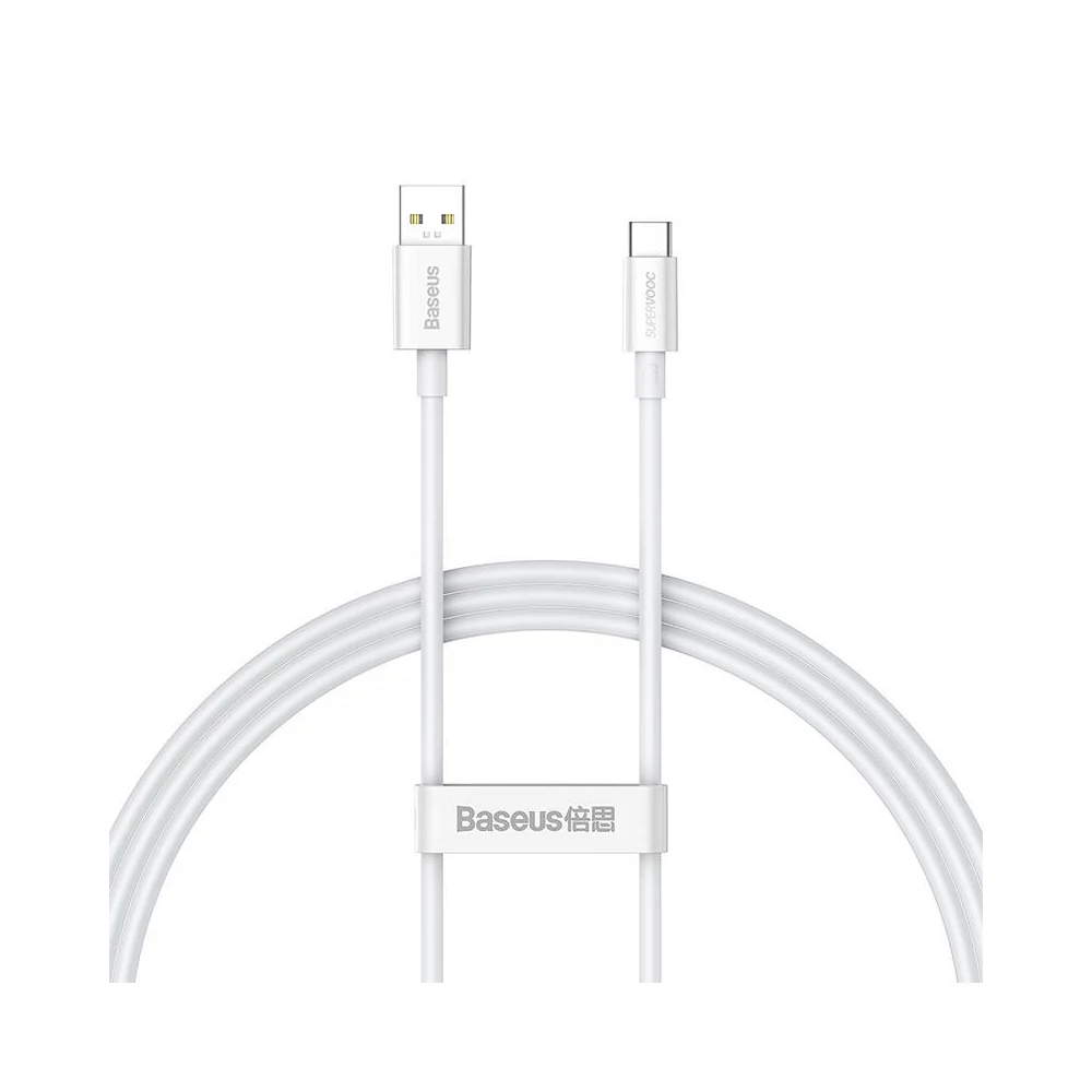 Baseus Superior Series USB-USB-C kábel, 65 W, PD, 1m (fehér)