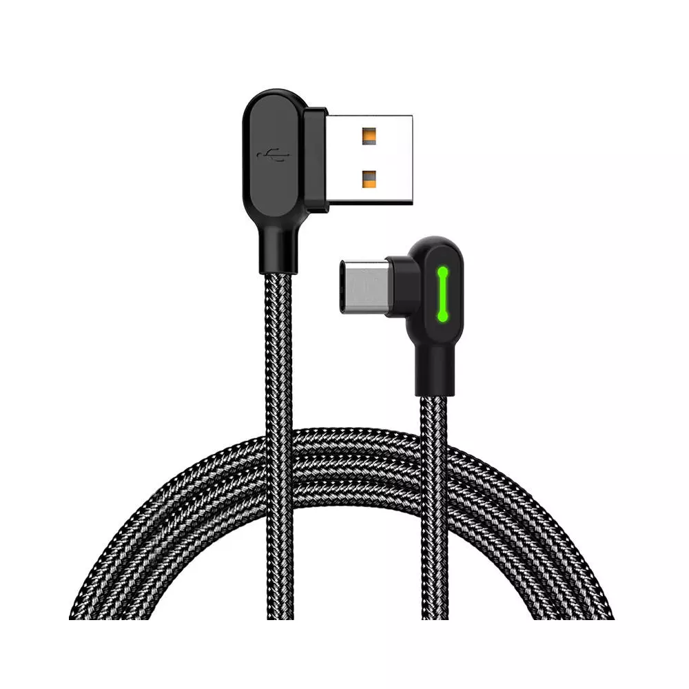 USB to USB-C cable Mcdodo CA-5280 LED, 1.8m (black)