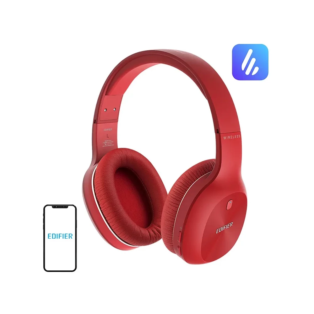 Edifier W800BT Plus vezeték nélküli fejhallgató, aptX (piros)