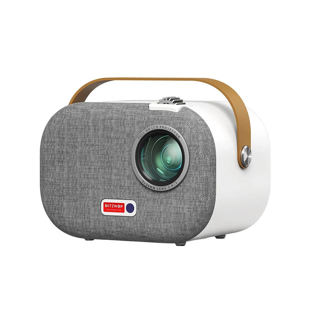 Mini Projector Blitzwolf BW-V2 LED 1080P Full HD WiFi Bluetooth Android (white)