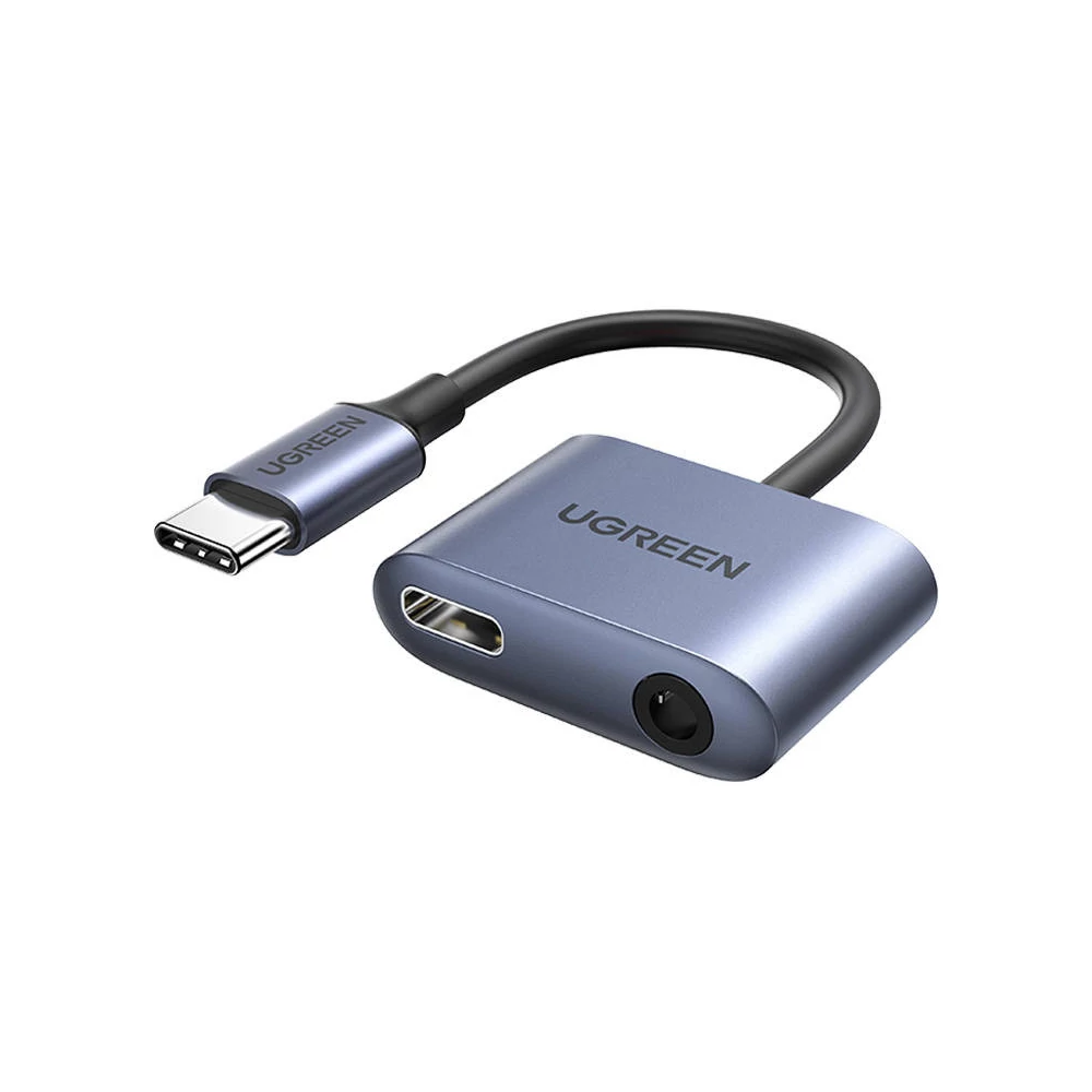 UGREEN CM231 audioadapter USB-C - mini jack 3,5 mm (szürke)