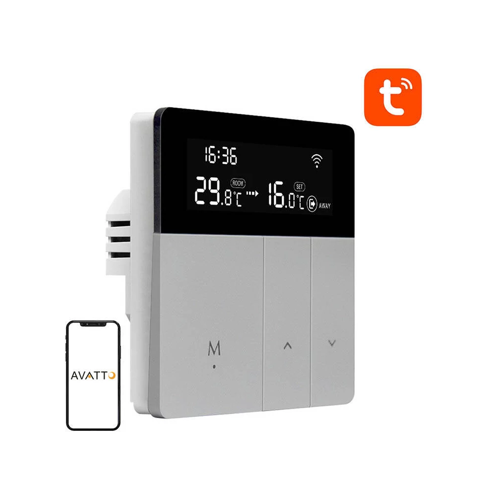 Avatto WT50 3A Okos vízmelegítő termosztát, Wi-Fi, Tuya