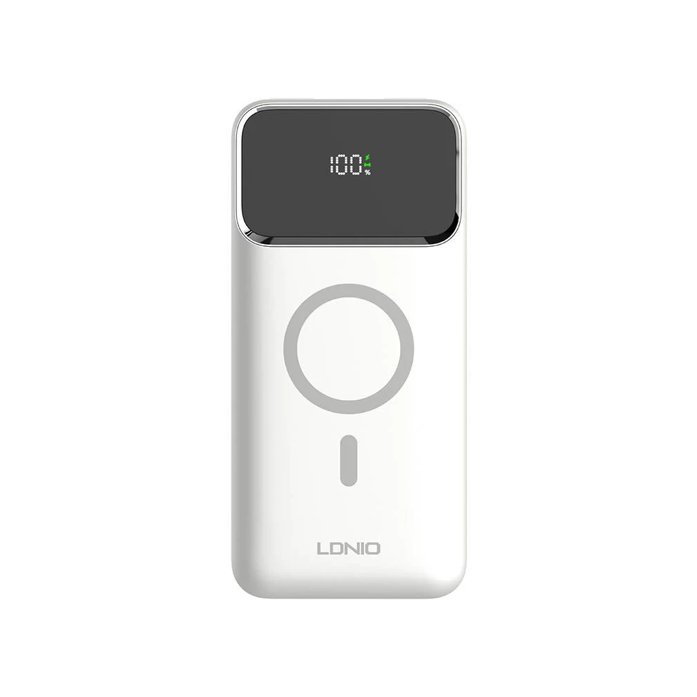 LDNIO Powerbank PQ12, 15W, 10000mah (fehér)