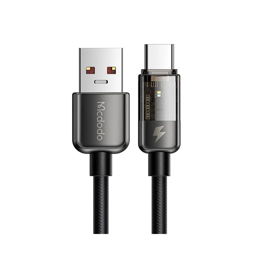 Mcdodo USB-C kábel CA-3151, 6A, 1.8m (fekete)