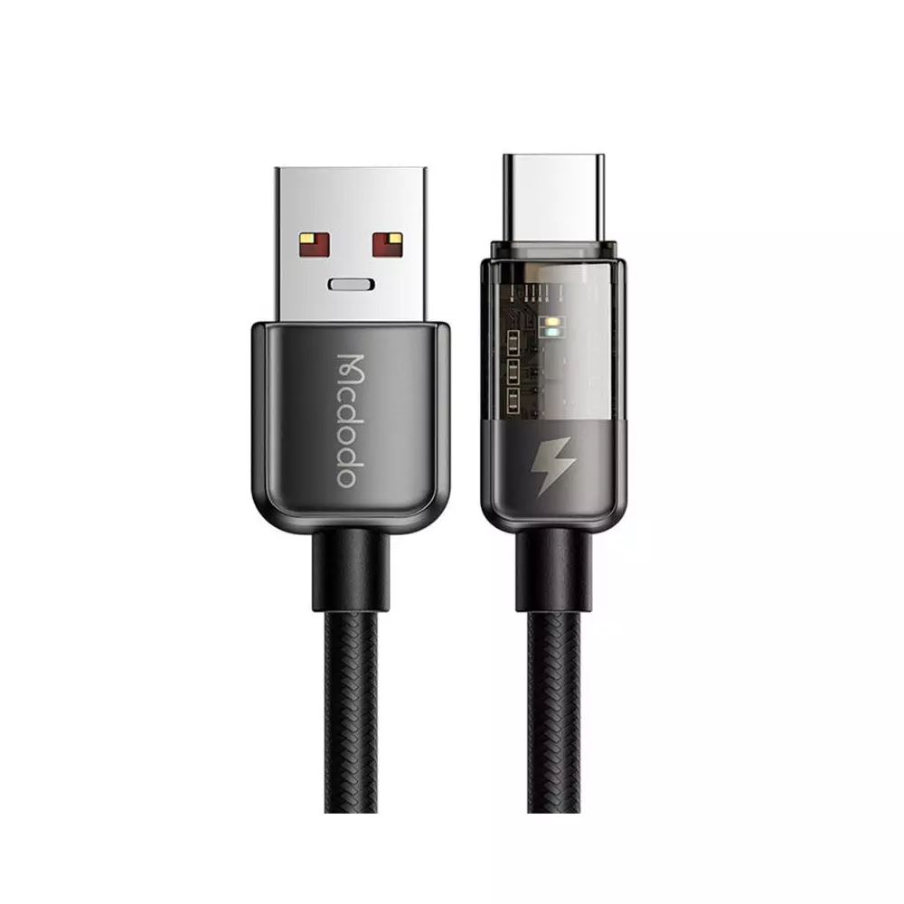 Cable USB-C  Mcdodo CA-3150, 6A, 1.2m (black)