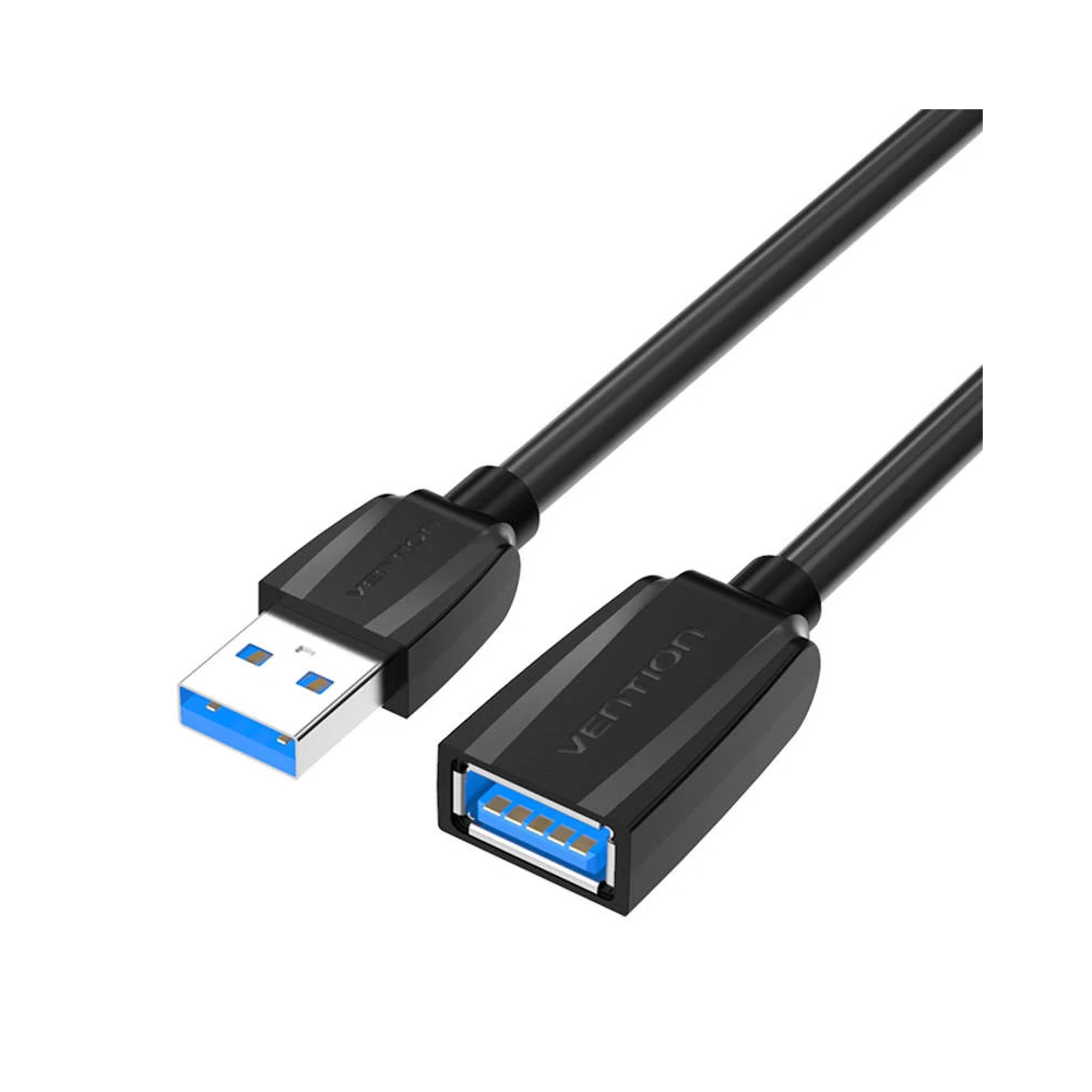 Extension Cable USB 3.0 male USB to female Vention VAS-A45-B200 2m (Black)