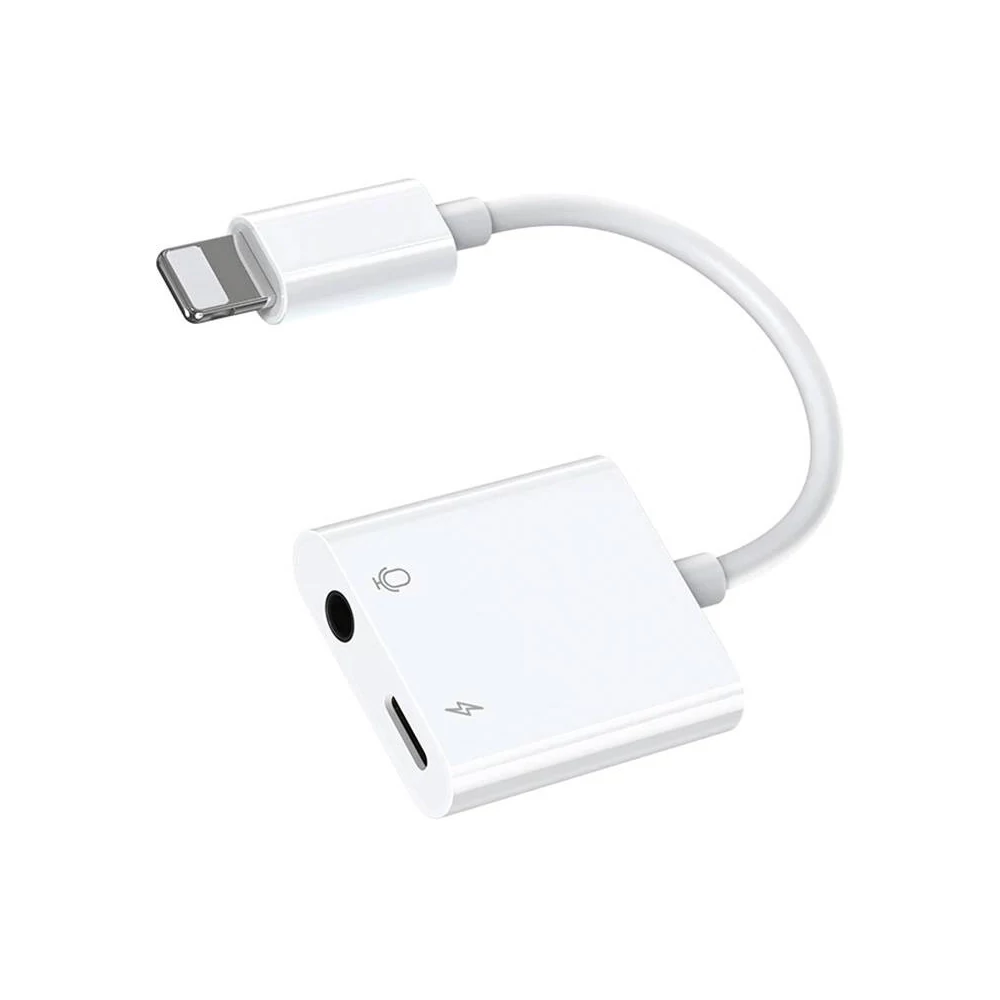 Adapter Audio Lightning / 3,5 mm Joyroom S - Y105 (biały)