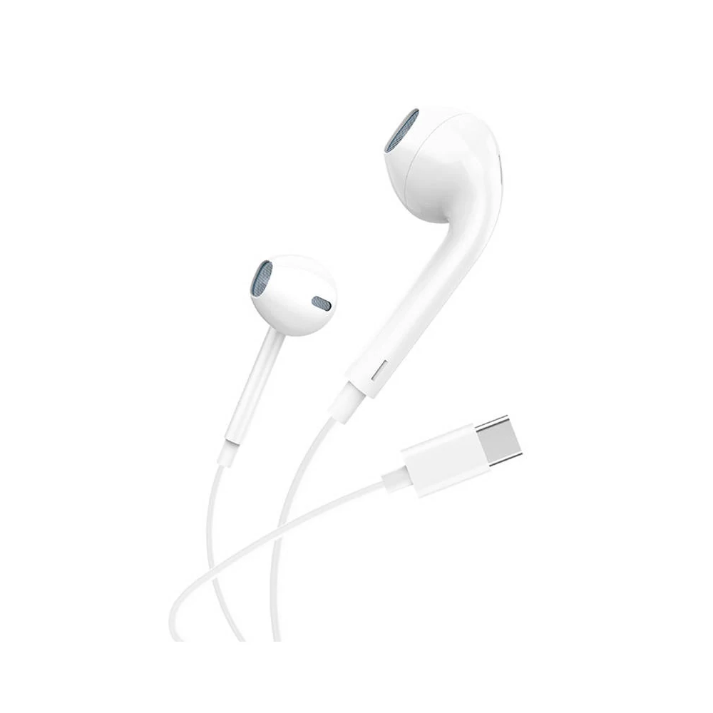 Foneng T15 in-ear, vezetékes fülhallgató, USB-C, 1.2m (fehér)