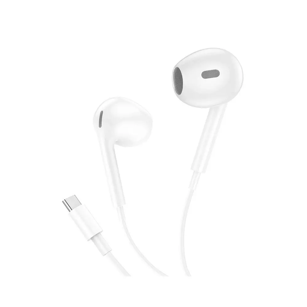 Foneng T61 Wired Earphones, USB-C (White)