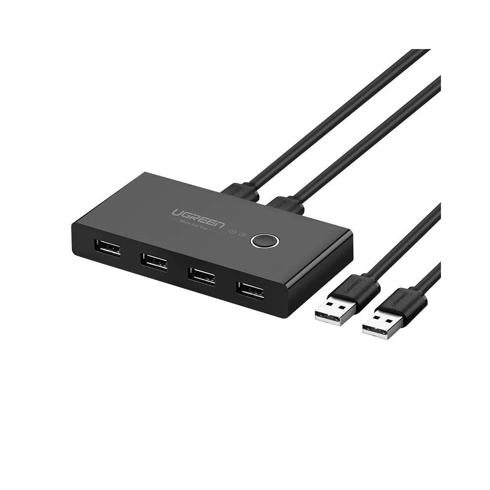 Kapcsolódoboz UGREEN 30768B, USB 3.0 (fekete)
