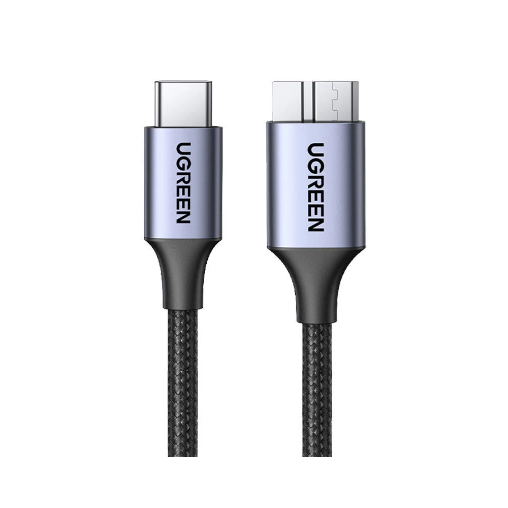 UGREEN 15231 USB-C - Micro USB kábel, 0,5 m (fekete)