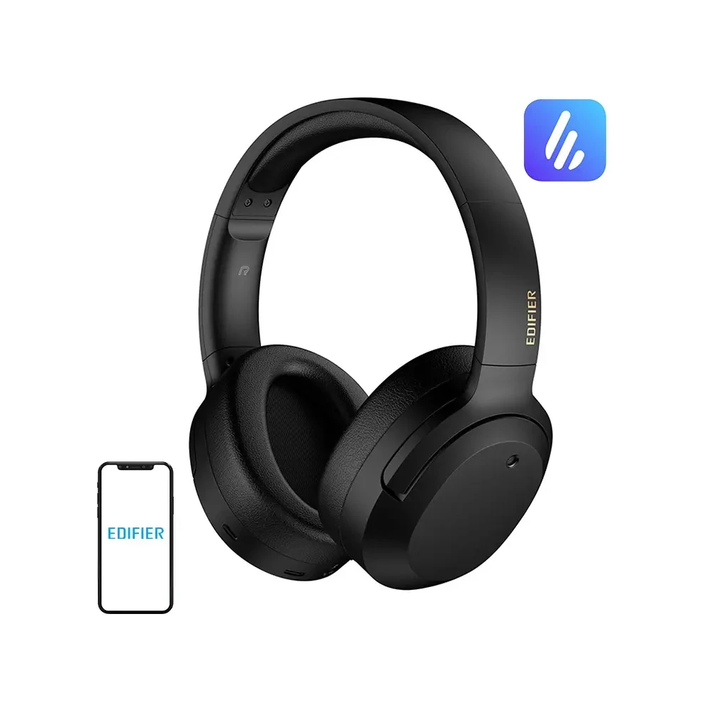 Edifier W820NB Plus vezeték nélküli fejhallgató, ANC (fekete)