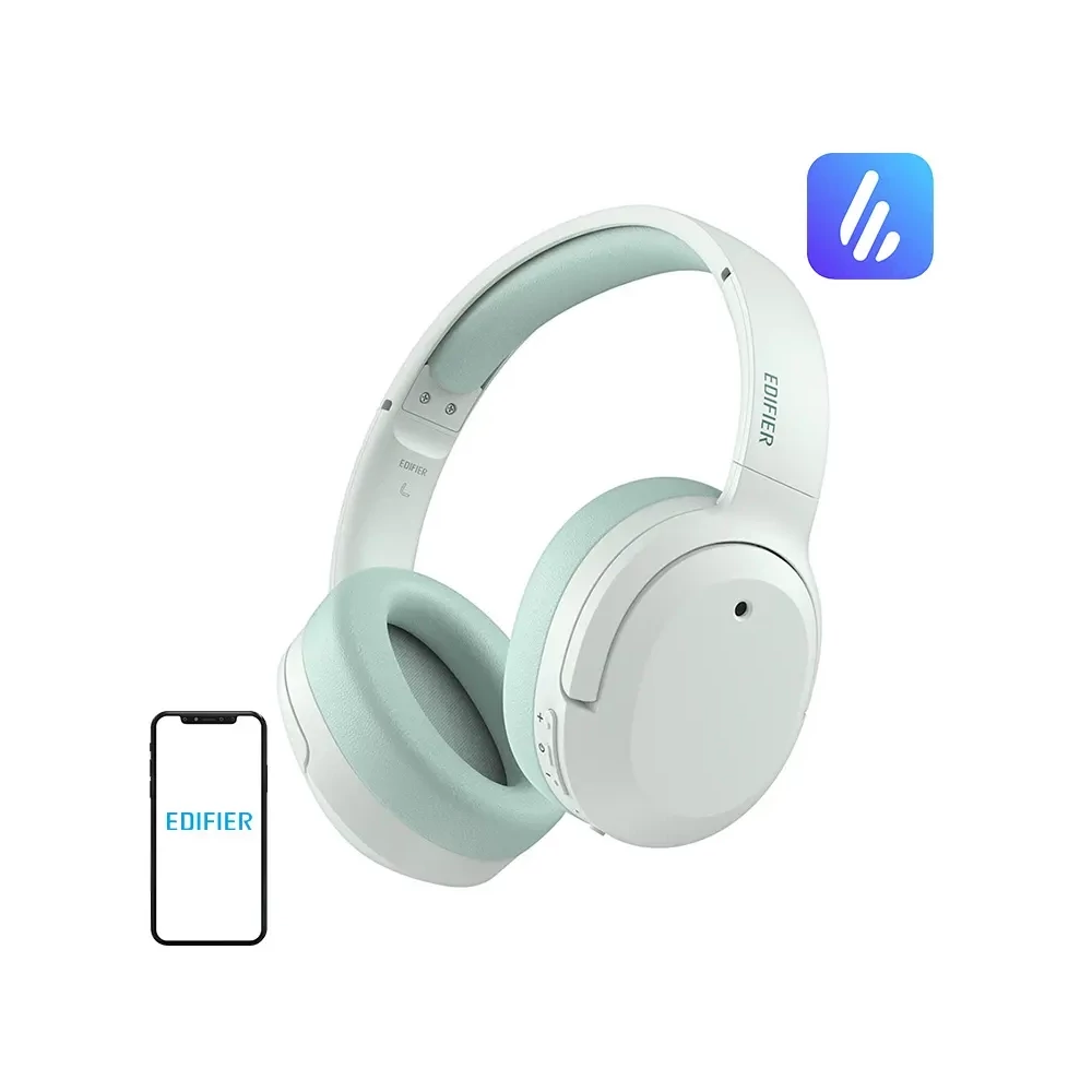 Edifier W820NB Plus vezeték nélküli fejhallgató, ANC (zöld)