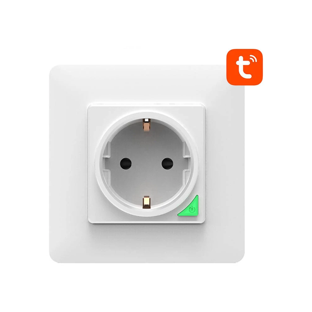 Avatto N-WOT10-EU-W TUYA WiFi fali aljzat (fehér)