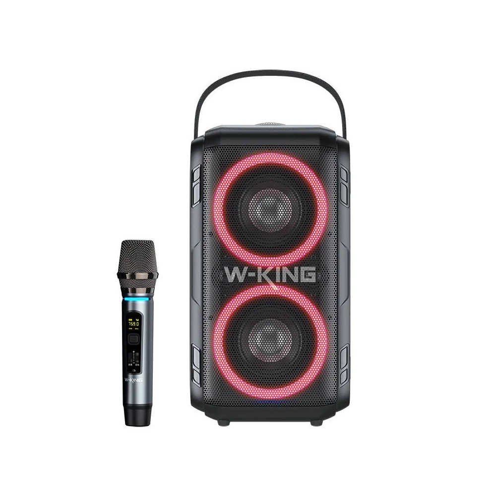 Bluetooth vezeték nélküli hangszóró W-KING T9 60W (fekete)