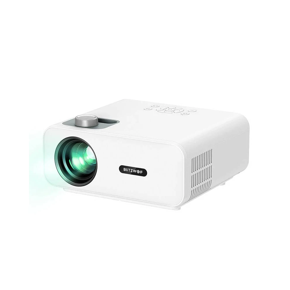 BlitzWolf BW-V5 1080p LED projektor, HDMI, USB, AV (fehér)