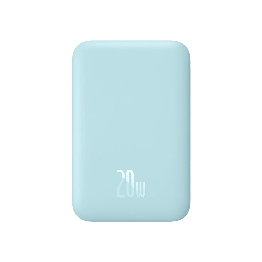 Baseus Magnetic Mini, vezeték nélküli powerbank, MagSafe, 6000mAh, USB-C, 20W (kék)