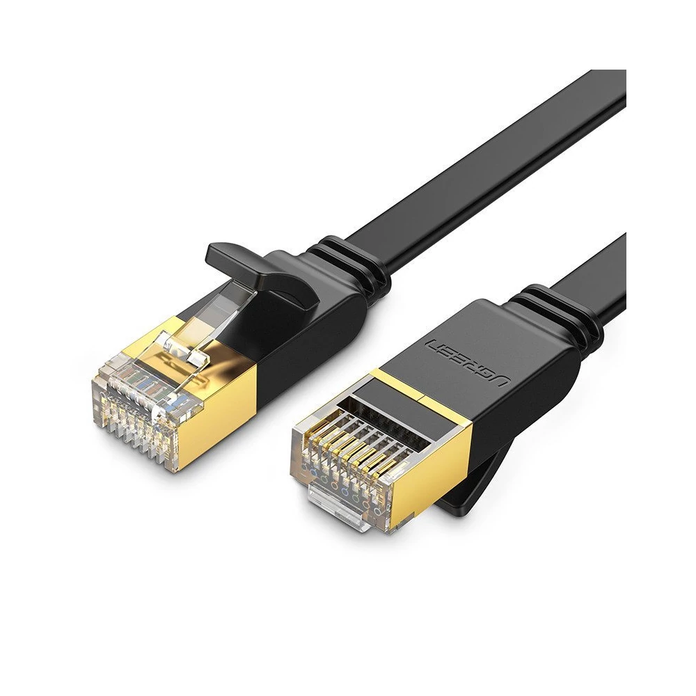 UGREEN NW106 Ethernet RJ45 hálózati kábel, Cat.7, STP, 2m (fekete)