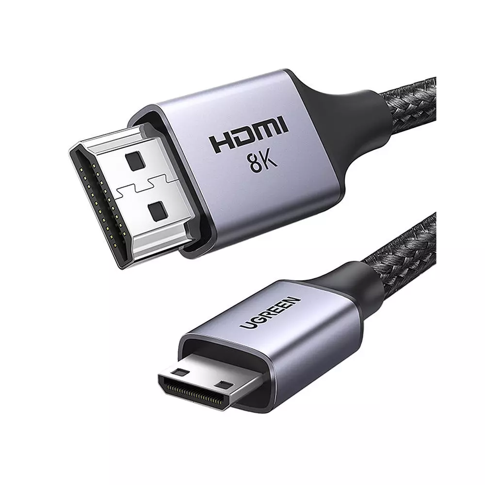 UGREEN HD163 15515 Mini HDMI kábel, 4K60Hz, 2m, 8k (fekete)