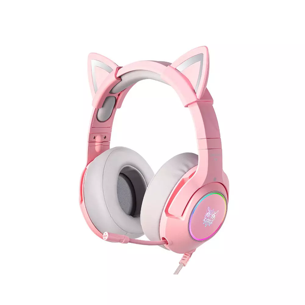 Gaming headphones ONIKUMA K9 Pink RGB