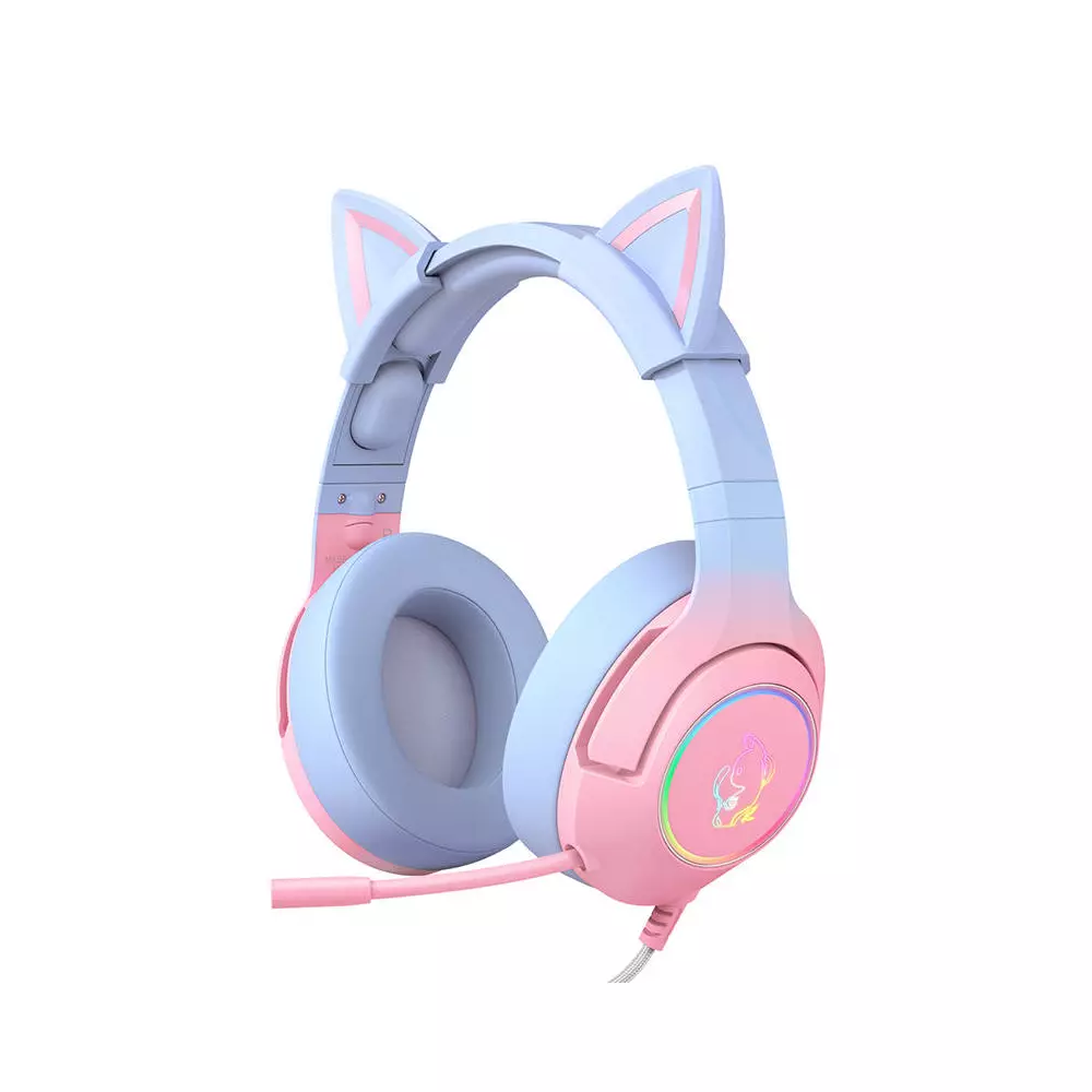 Gaming headphones ONIKUMA K9 Pink/Blue