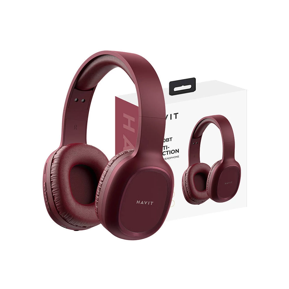 Havit H2590BT PRO vezeték nélküli Bluetooth fejhallgató (piros)