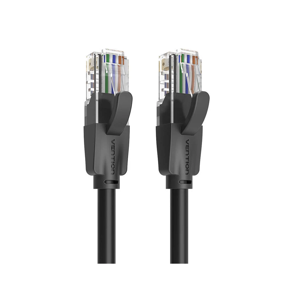 Kabel sieciowy UTP CAT6 Vention IBEBJ RJ45 Ethernet 1000Mbps 5m czarny