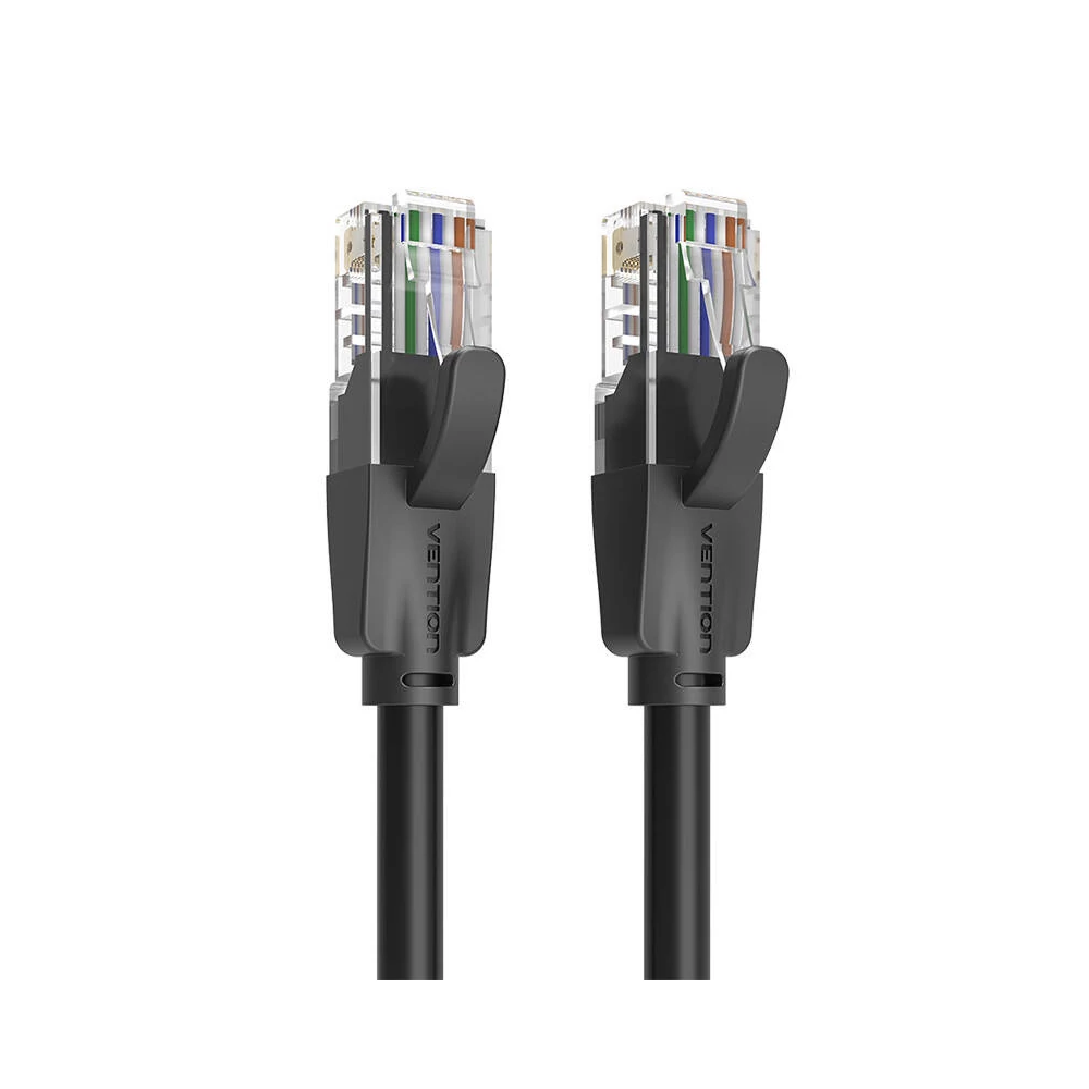 UTP CAT6 hálózati kábel Vention IBEBL RJ45 Ethernet 1000Mbps 10m fekete