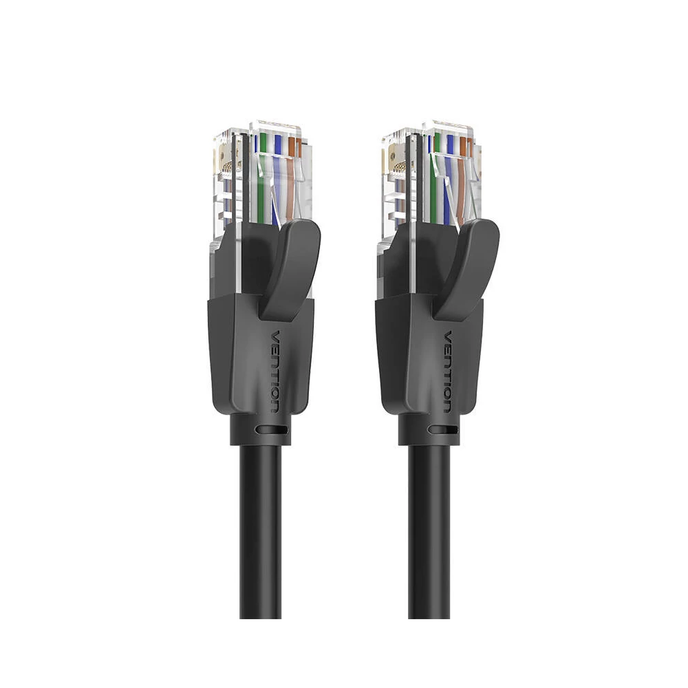 Kabel sieciowy UTP CAT6 Vention IBEBN RJ45 Ethernet 1000Mbps 15m czarny
