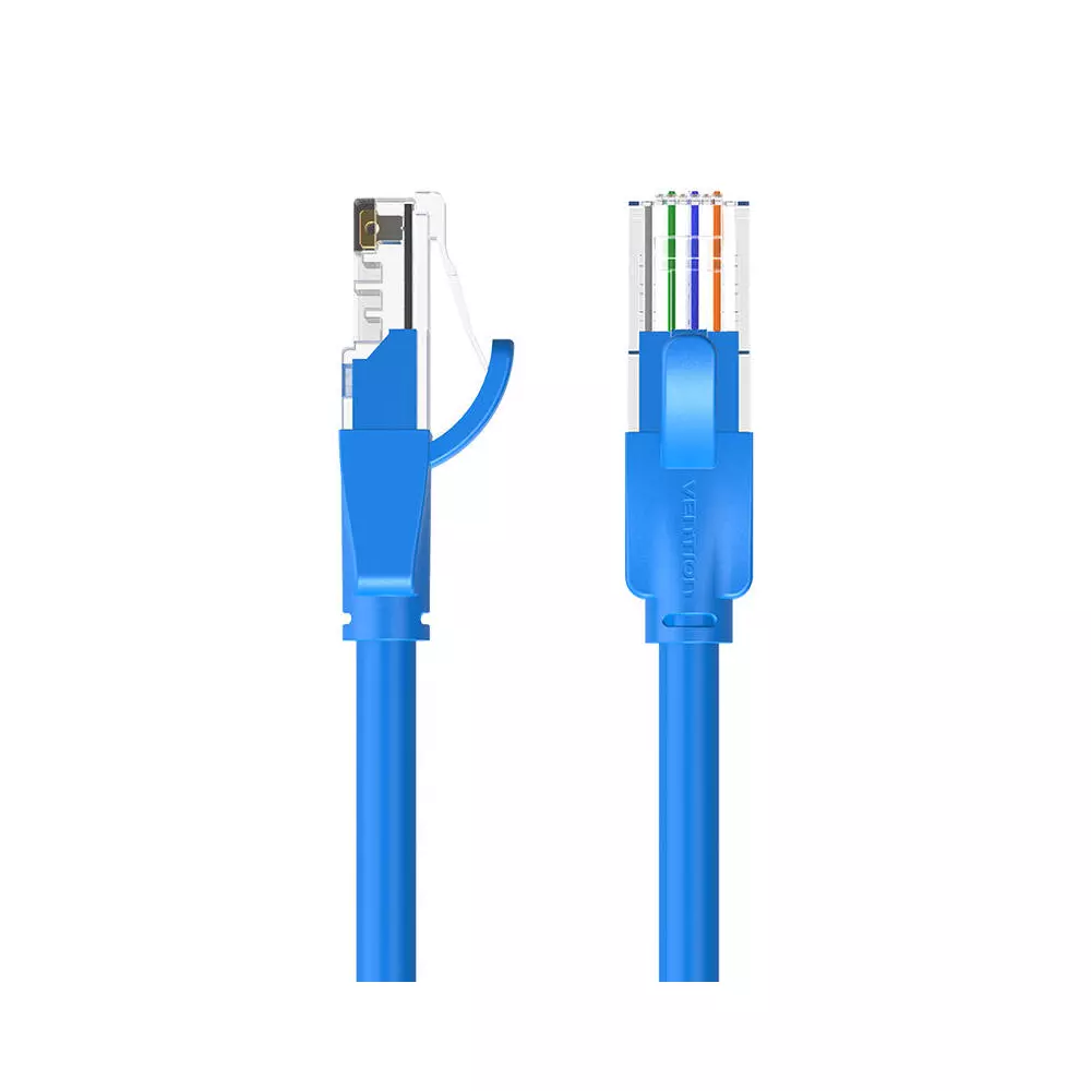 Network Cable UTP CAT6 Vention IBELH RJ45 Ethernet 1000Mbps 2m Blue