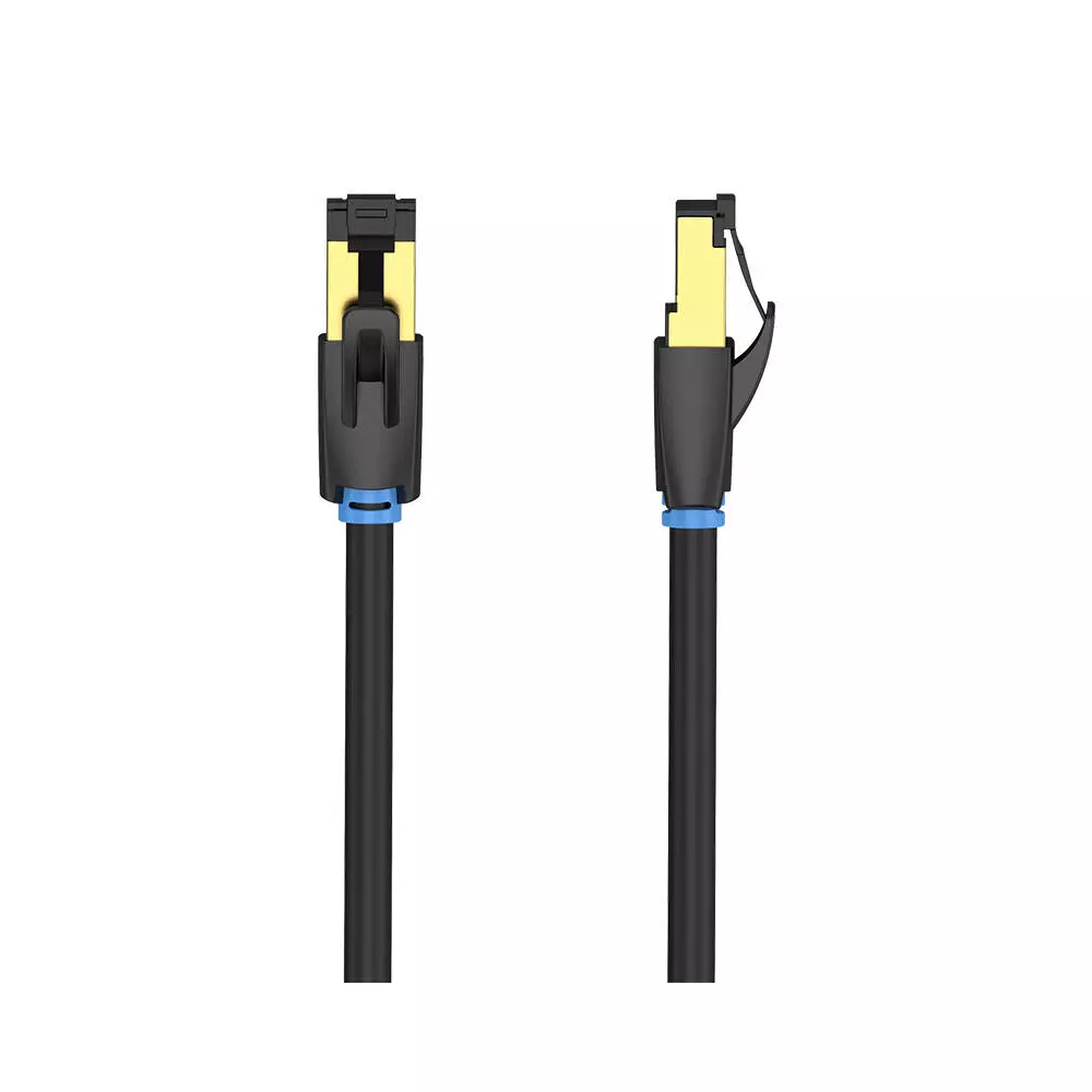 Network Cable CAT8 SFTP Vention IKABK RJ45 Ethernet 40Gbps 8m Black