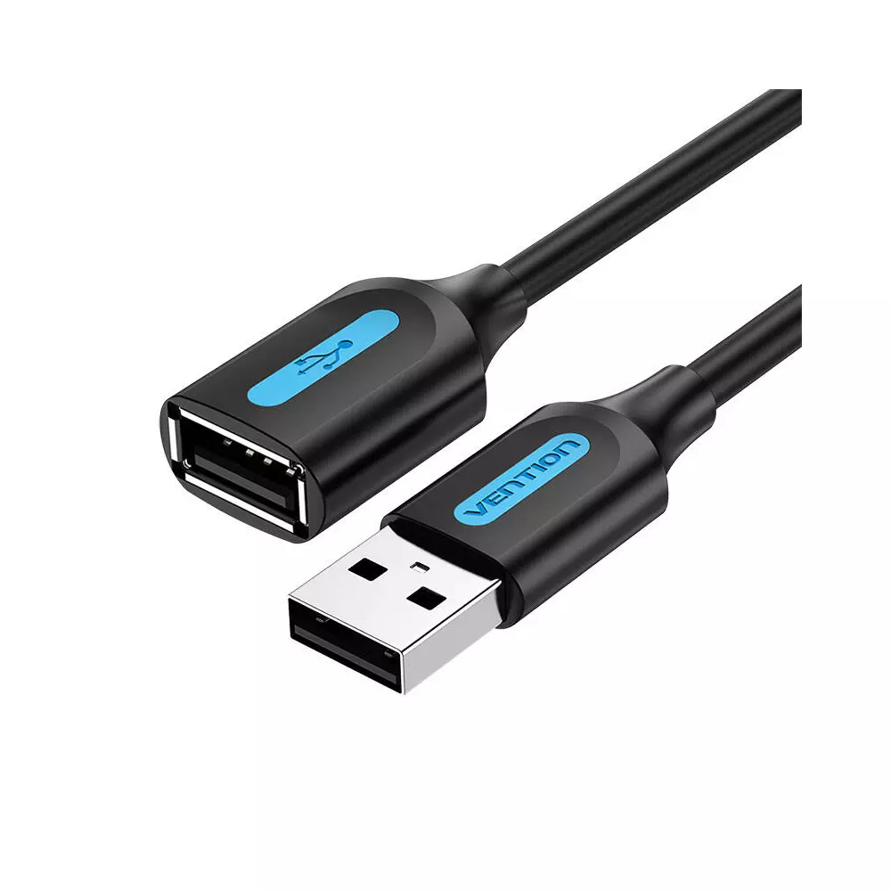 Extension Cable USB 2.0 Male to Female Vention CBIBD 0.5m Black
