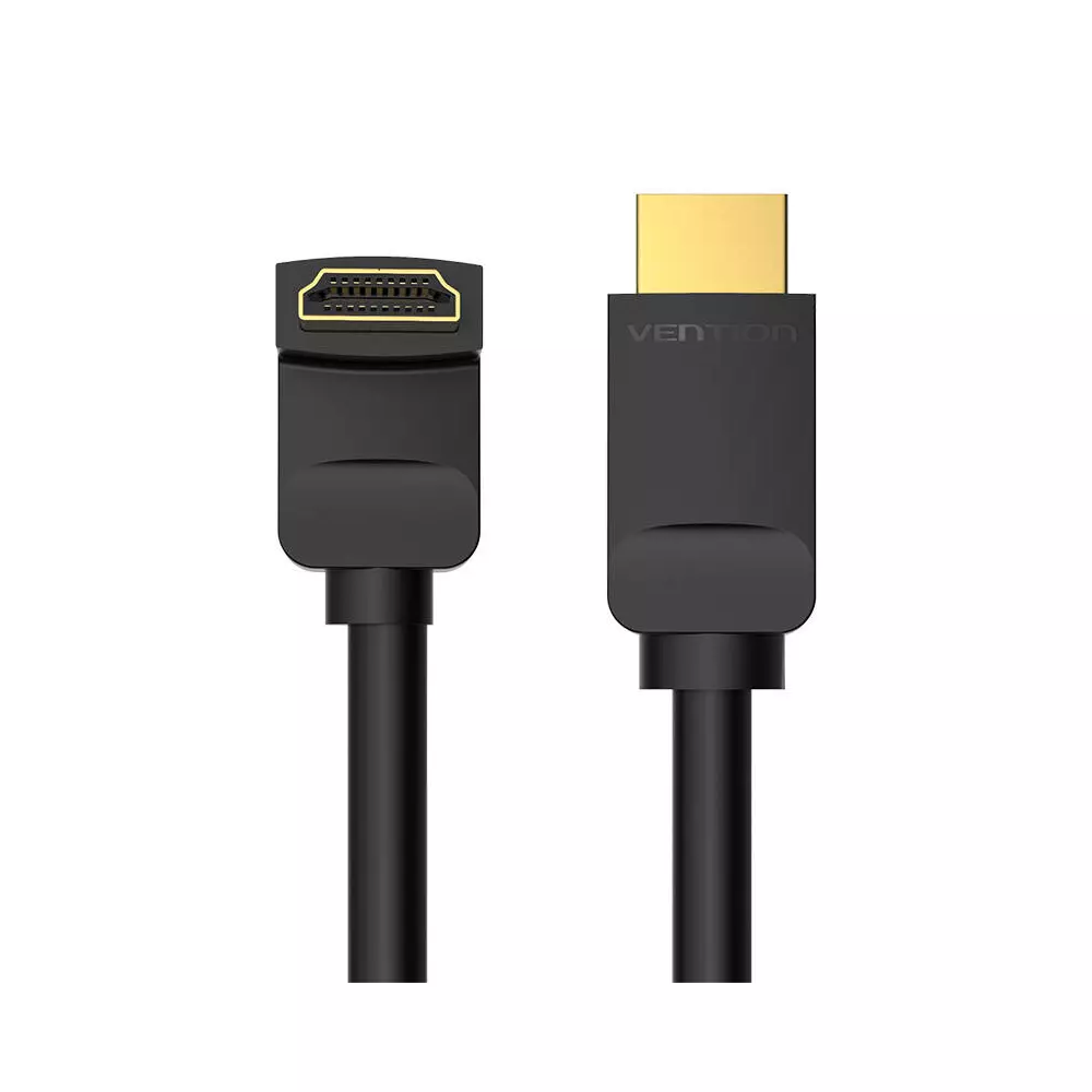 Cable HDMI 2.0 Vention AAQBG 1,5m, Angled 270°, 4K 60Hz (black)