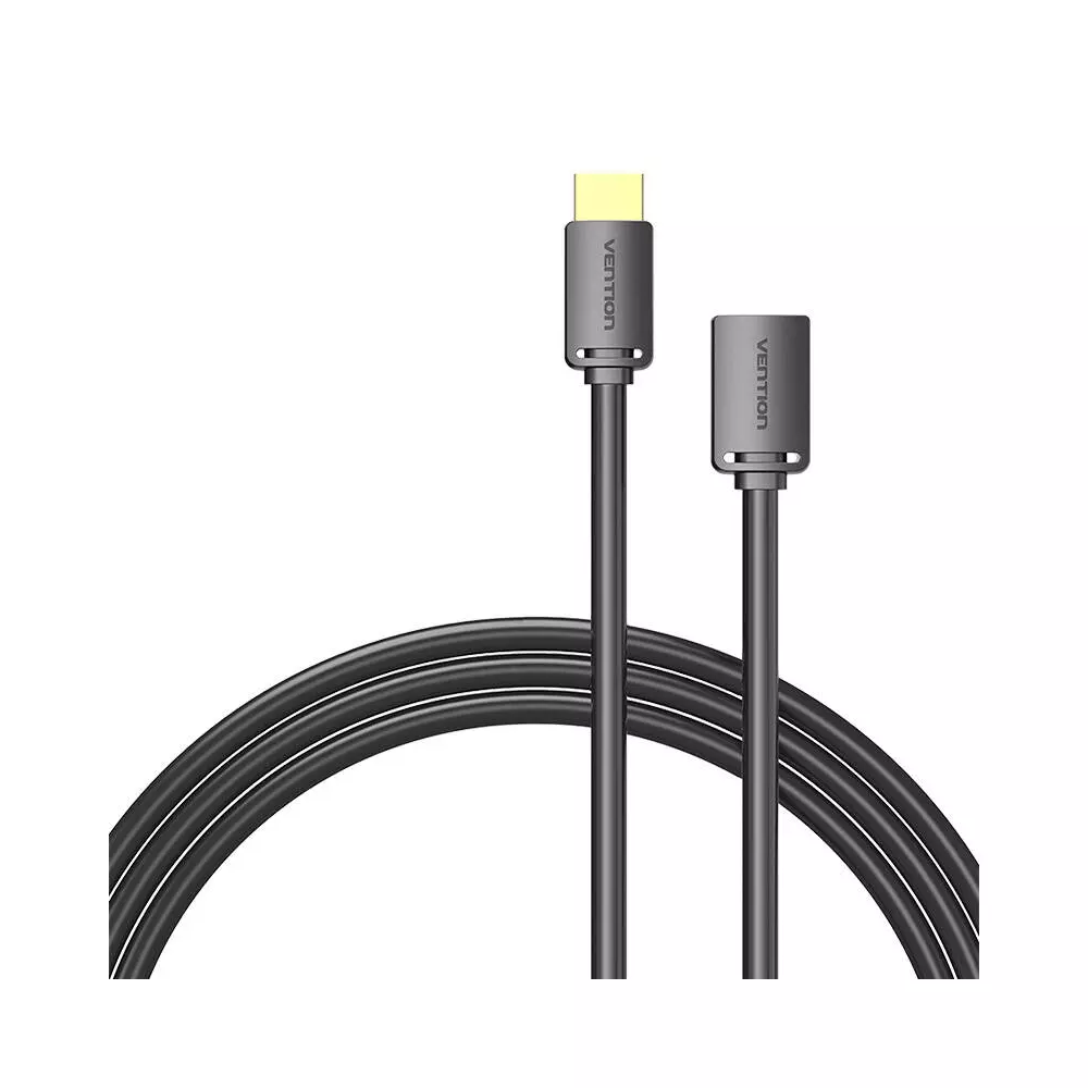 HDMI 2.0 Male to HDMI 2.0 Female Extension Cable Vention AHCBF 1m, 4K 60Hz, (Black)