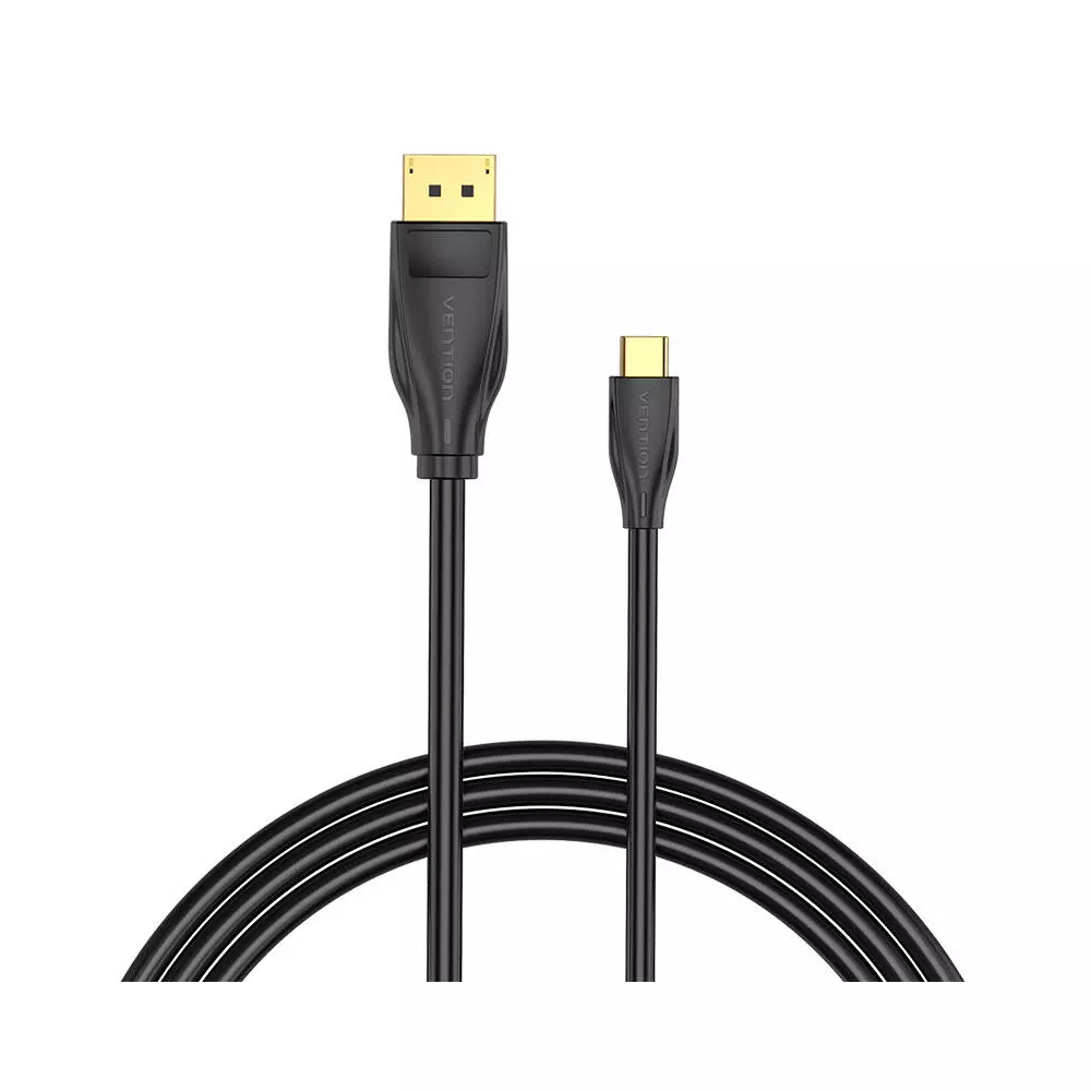 USB-C to DisplayPort 1.4 Cable Vention CGYBG, 1,5m, 8K 60Hz/4K 120Hz (black)