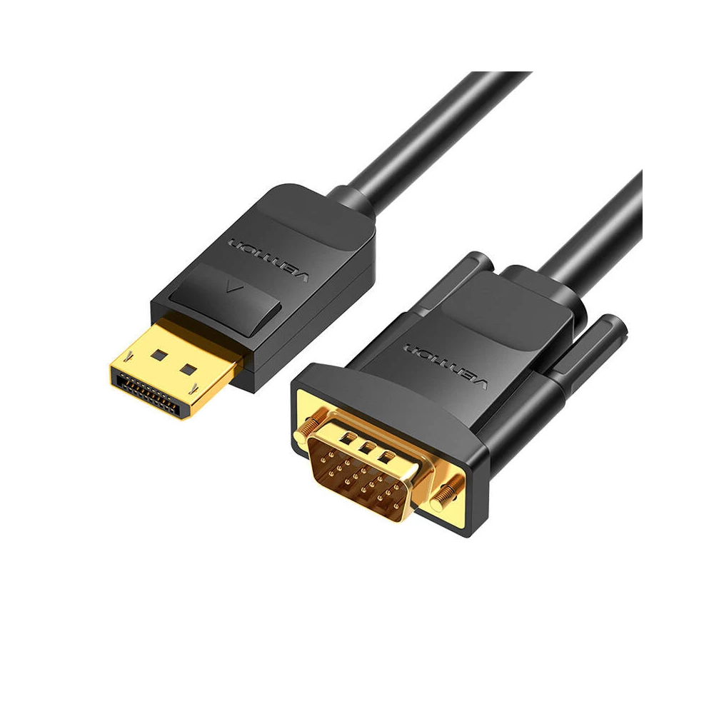 DisplayPort to VGA Cable Vention HBLBG 1,5m, 1080P 60Hz(Black)