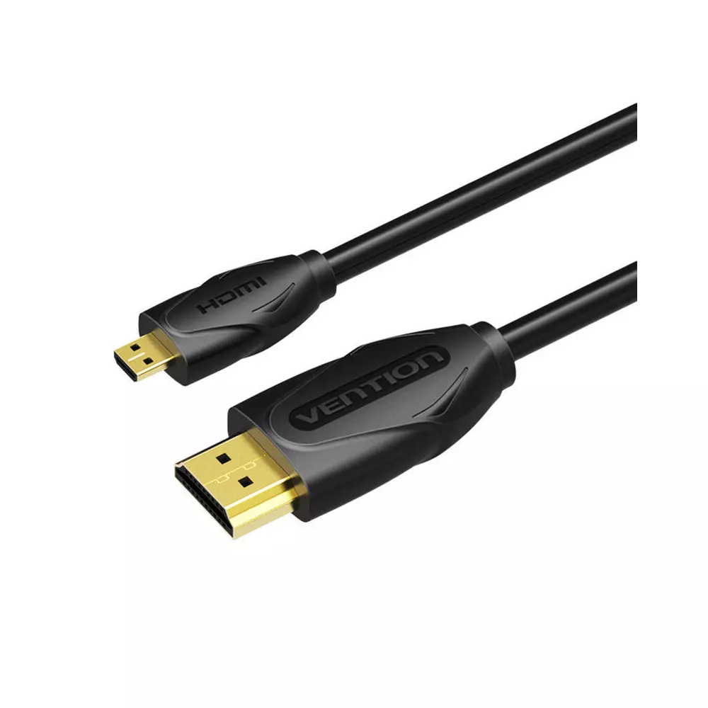 Kabel micro HDMI do HDMI Vention VAA-D03-B150 1,5m 4K 30Hz (Czarny)