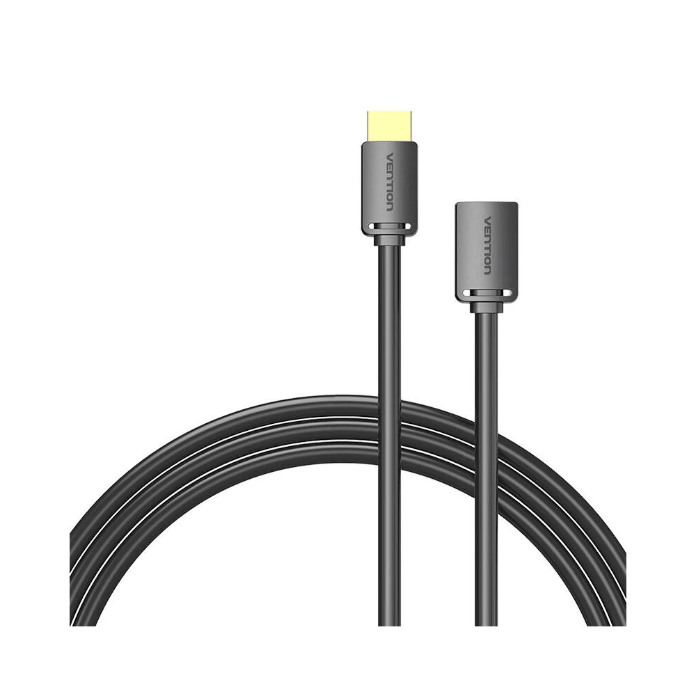 HDMI 2.0 Male to HDMI 2.0 Female Extension Cable Vention AHCBD 0,5m, 4K 60Hz, (Black)