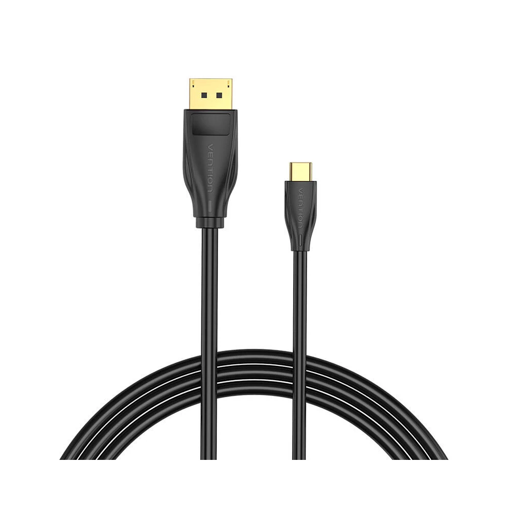 USB-C to DisplayPort 1.4 Cable Vention CGYBH, 2m, 8K 60Hz/4K 120Hz (black)