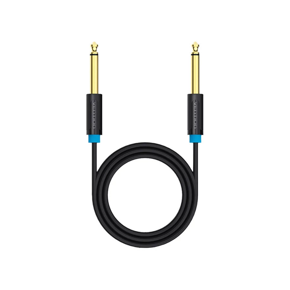 Audio Cable TS 6.35mm Vention BAABF 1m (black)